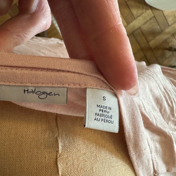 Halogen peachy pink tshirt size S - Picture 4 of 5